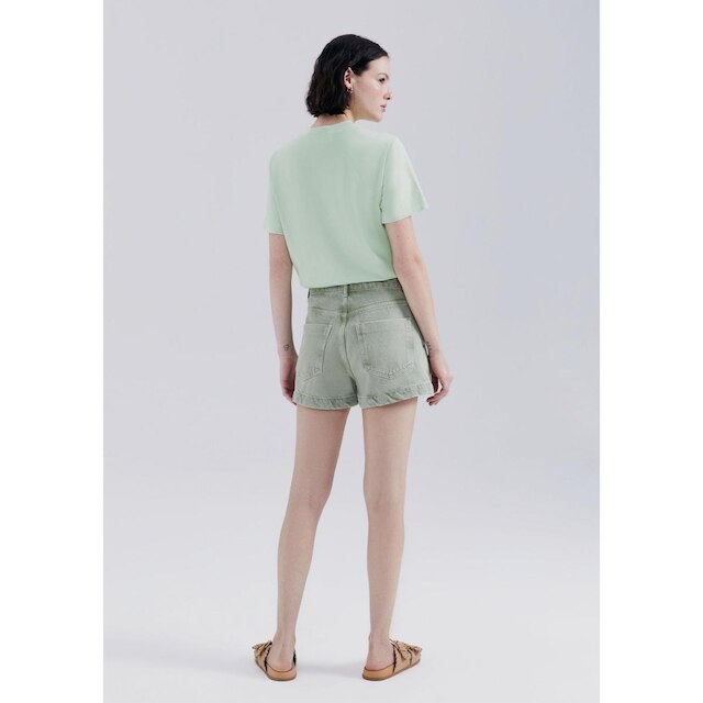 Shorts De Sarja Feminino Estonado Hering
