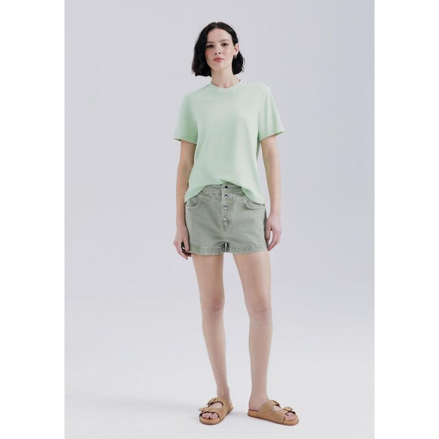Shorts De Sarja Feminino Estonado Hering