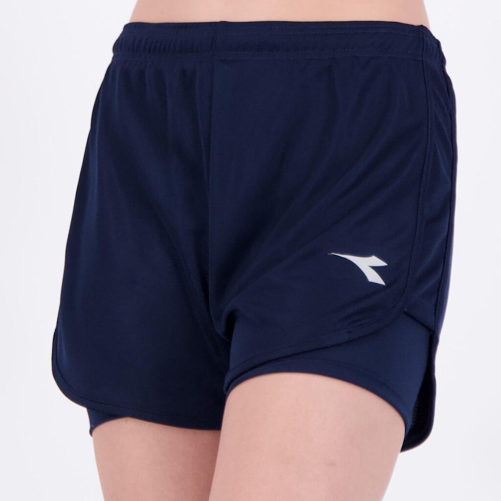 Shorts Diadora 2 em 1 Feminino