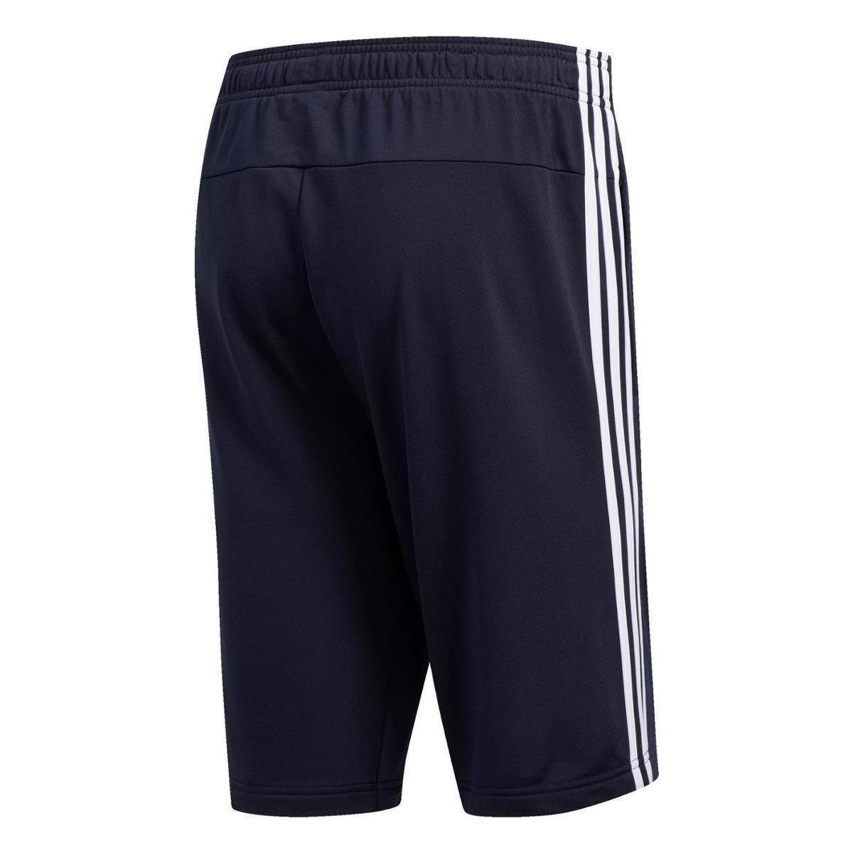 Shorts Essentials 3-Stripes Adidas - Branco Menor preço em Shorts Essentials 3-Stripes Adidas - Branco