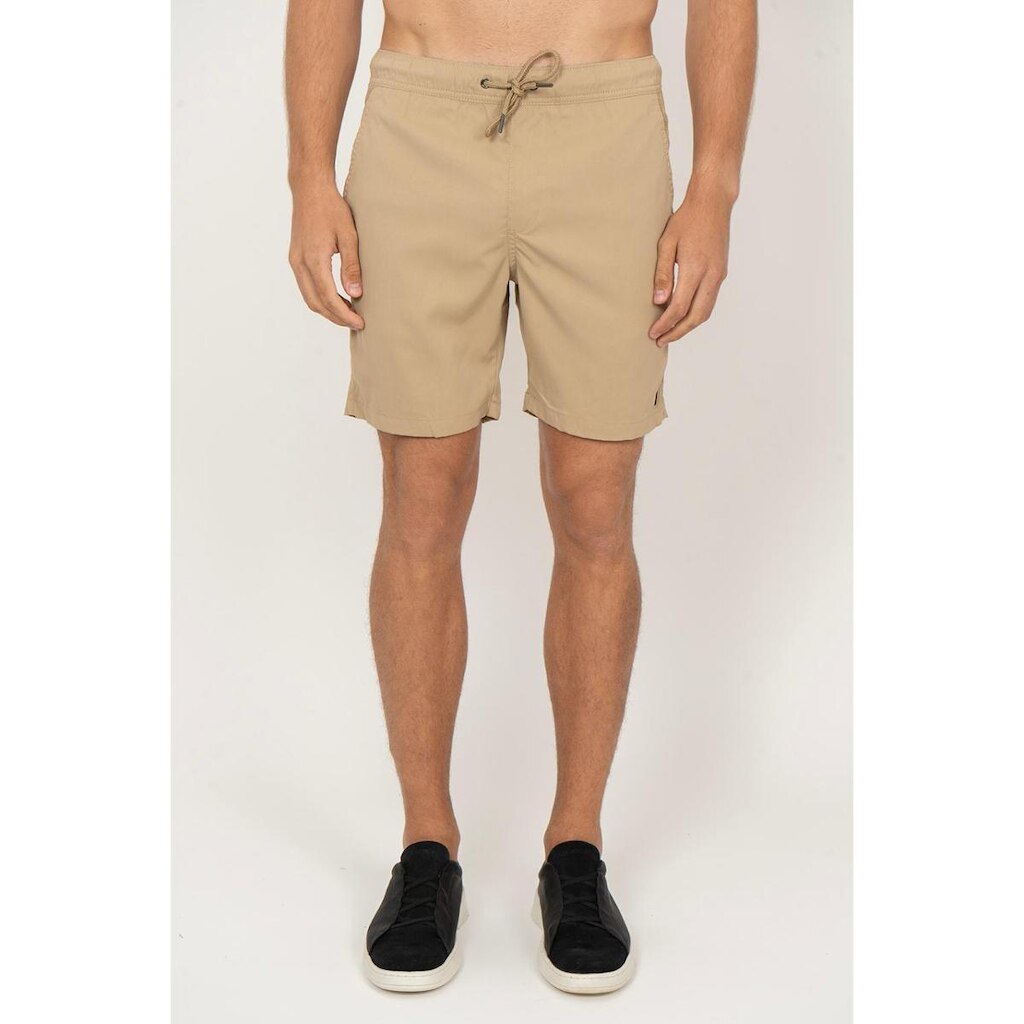 Shorts Fake Cotton Khaki
