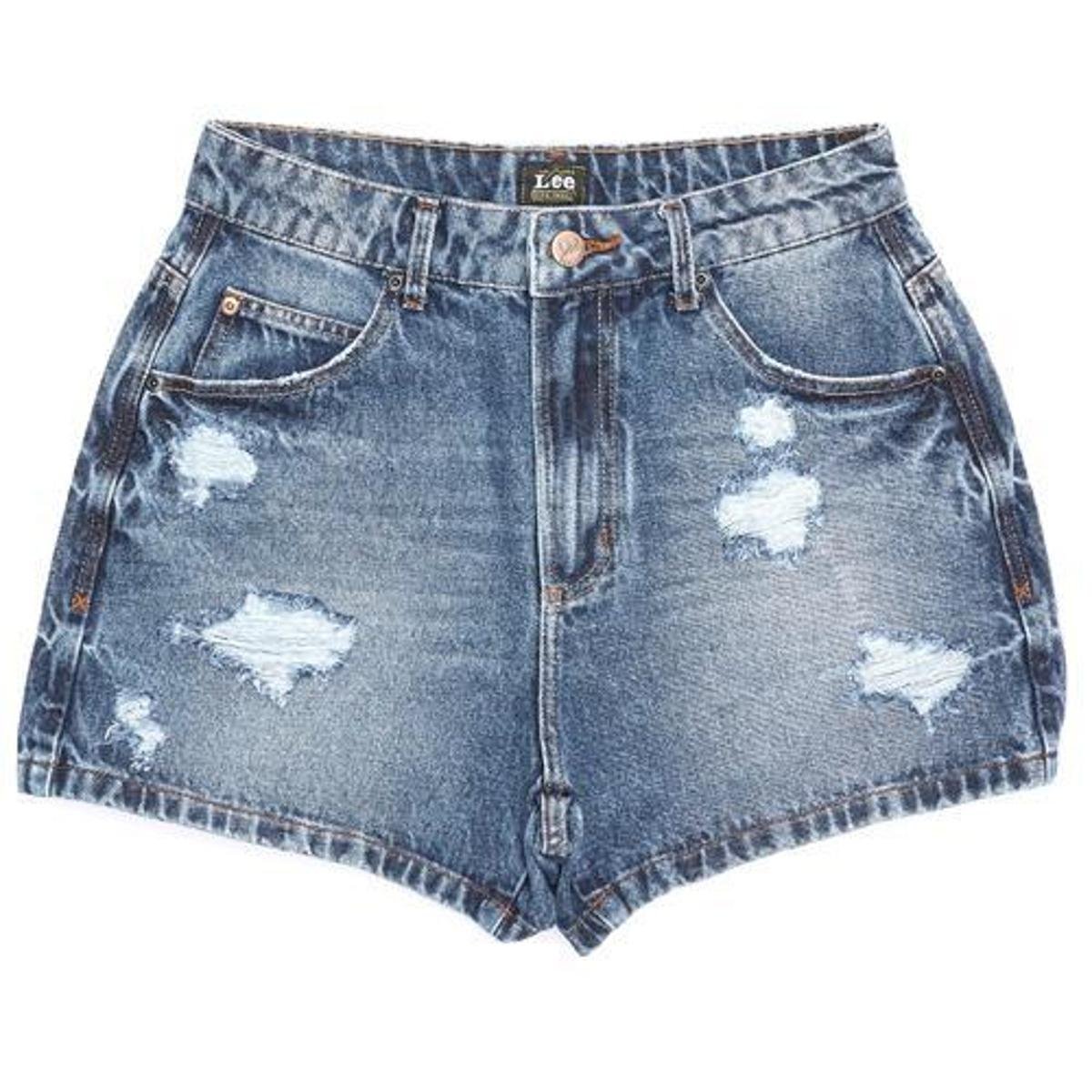 Shorts Feminino Curto Premium Carol Bermuda Lee Menor preço em Shorts Feminino Curto Premium Carol Bermuda Lee