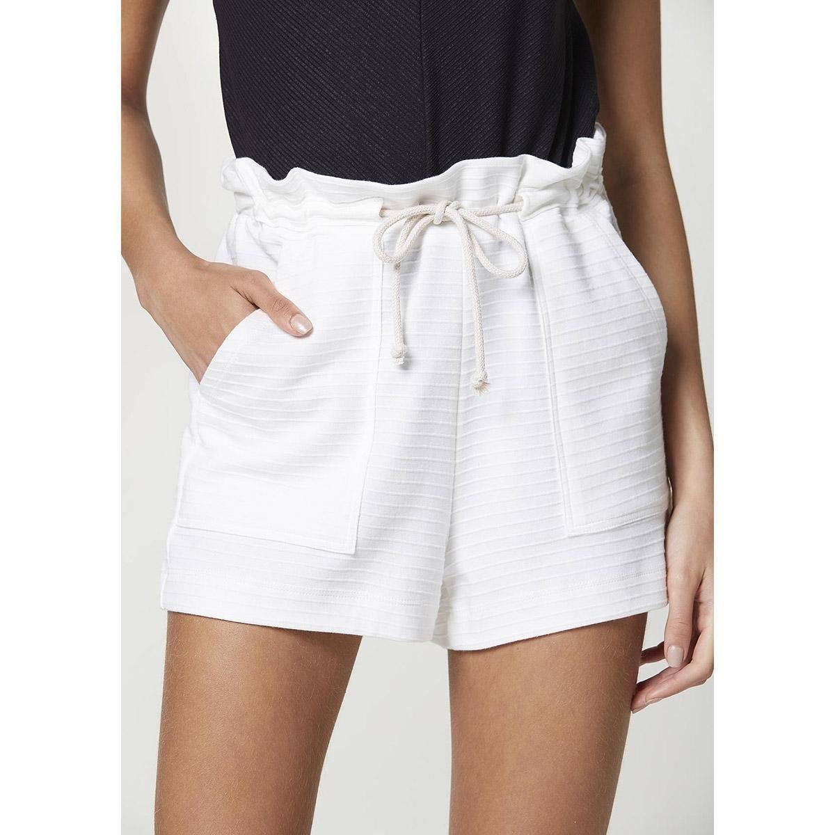 short feminino de algodão