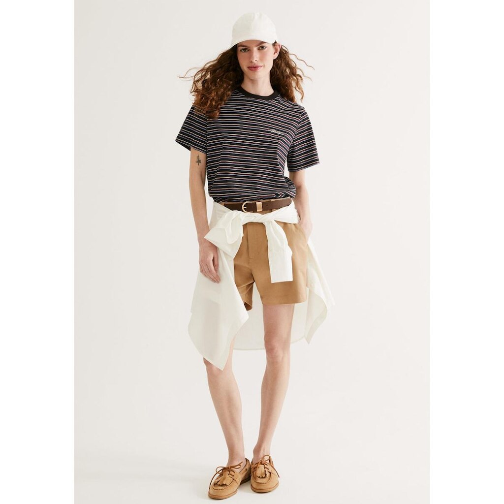Shorts Feminino Em Sarja