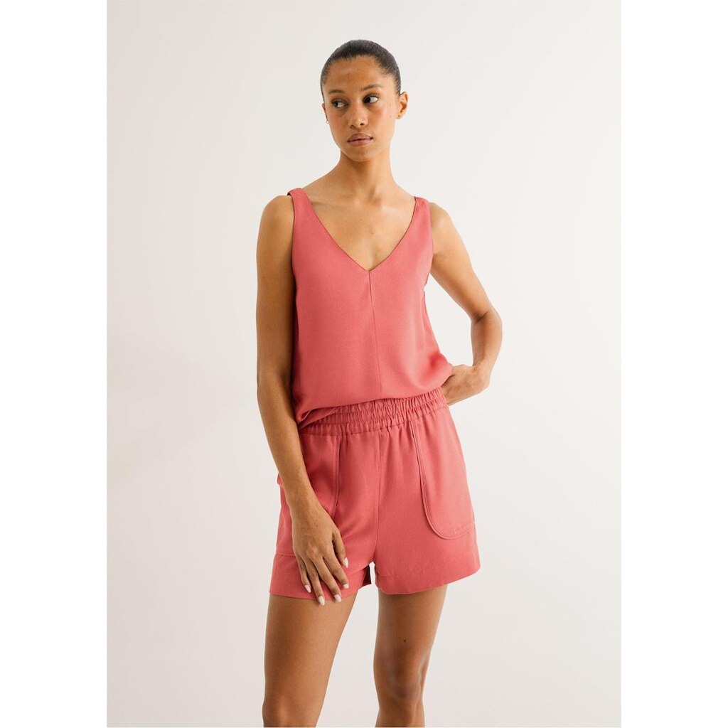 Shorts Feminino Em Viscose Creponada