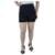 Shorts Feminino Lado Avesso Mom Jeans Preto - L12906 - Preto