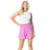 Shorts Feminino Viscose Babado Casual - Rosa