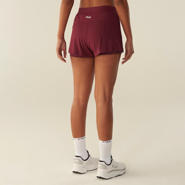 Shorts Fila Future Sports Duplo Flow Feminino