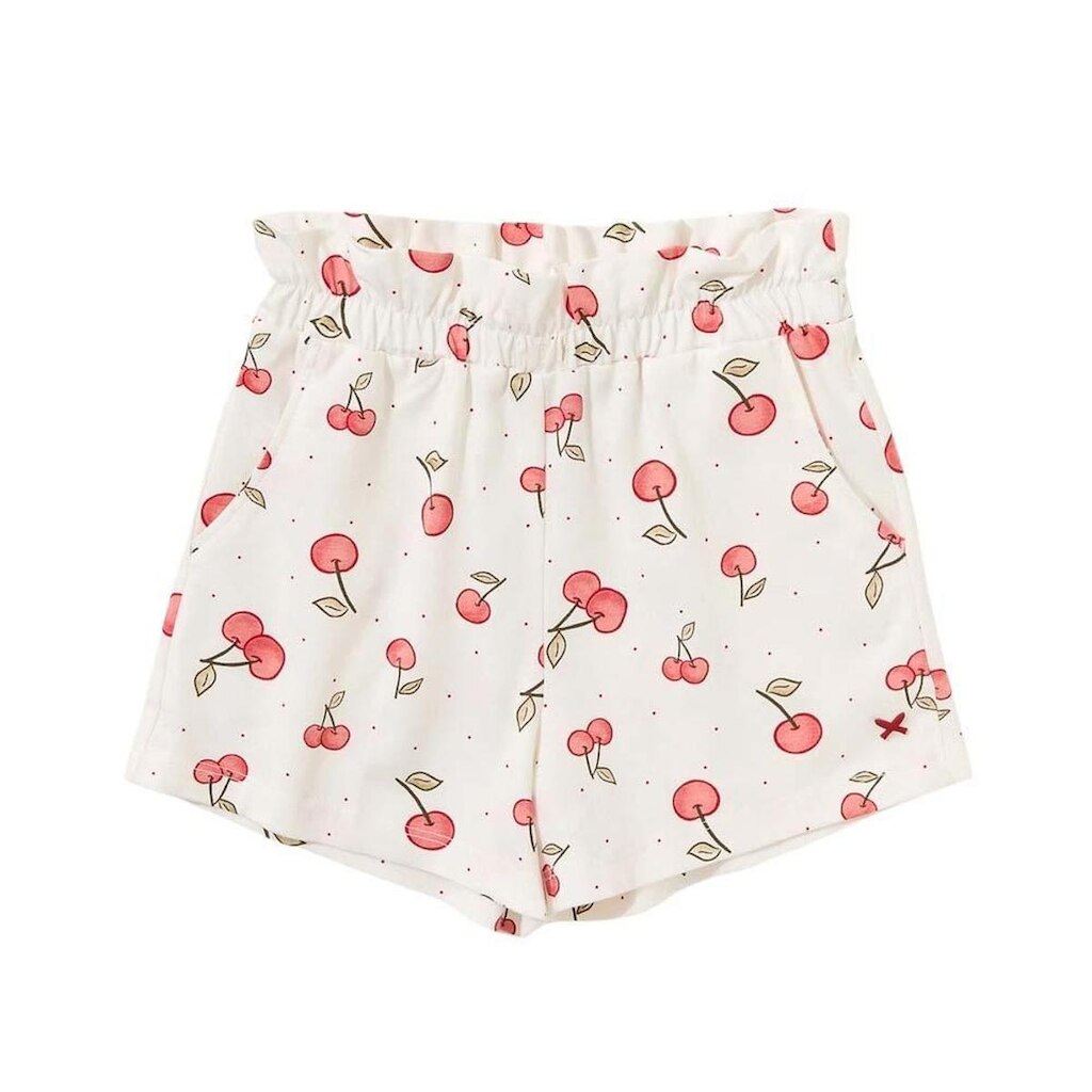 Shorts Hering Básico Infantil Menina Clochard Estampado