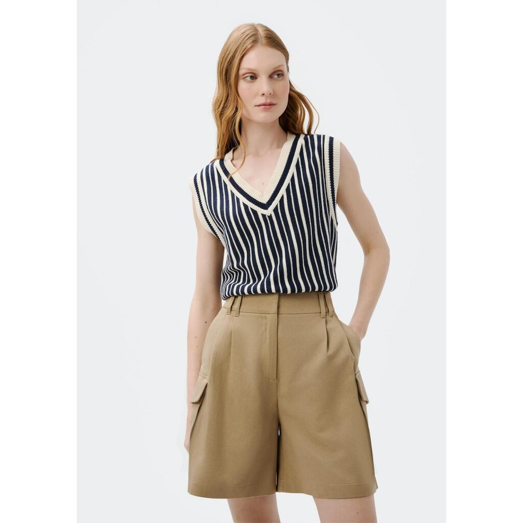 Shorts Hering Cargo Em Alfaiataria Feminino