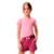 Shorts Hering Infantil Menina Clochard Em Moletom - Roxo