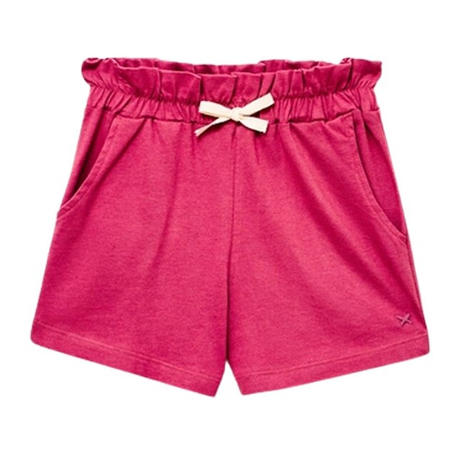 Shorts Hering Infantil Menina Clochard Em Moletom