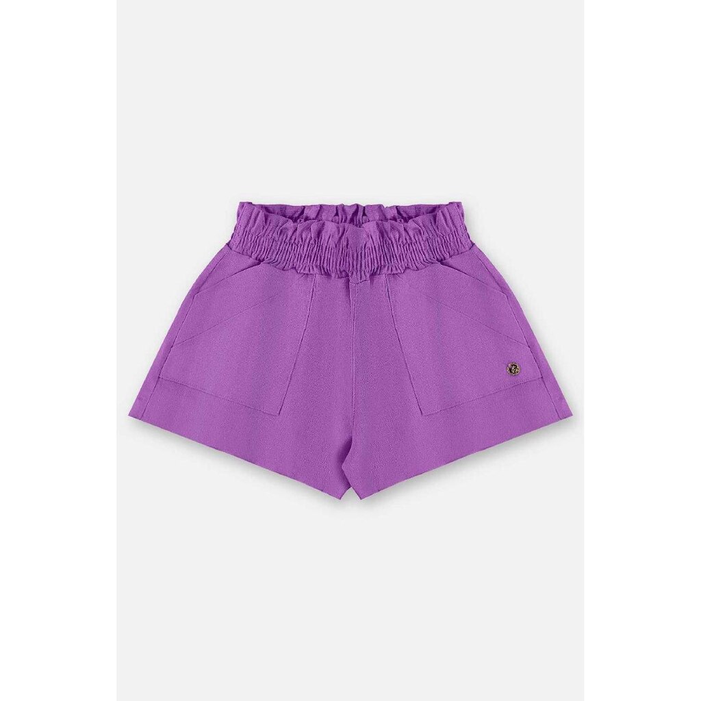 Shorts Infantil em Linho com Elastano Up Baby