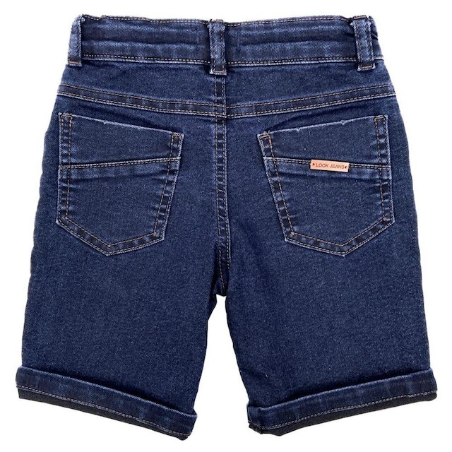 Shorts Infantil Look Jeans Basic Jeans - UNICA - 03