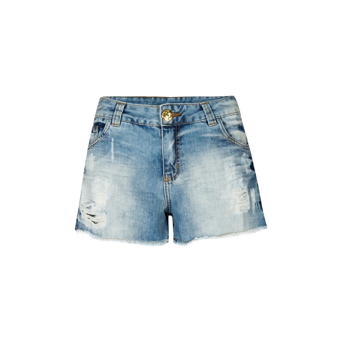 short jeans amassado
