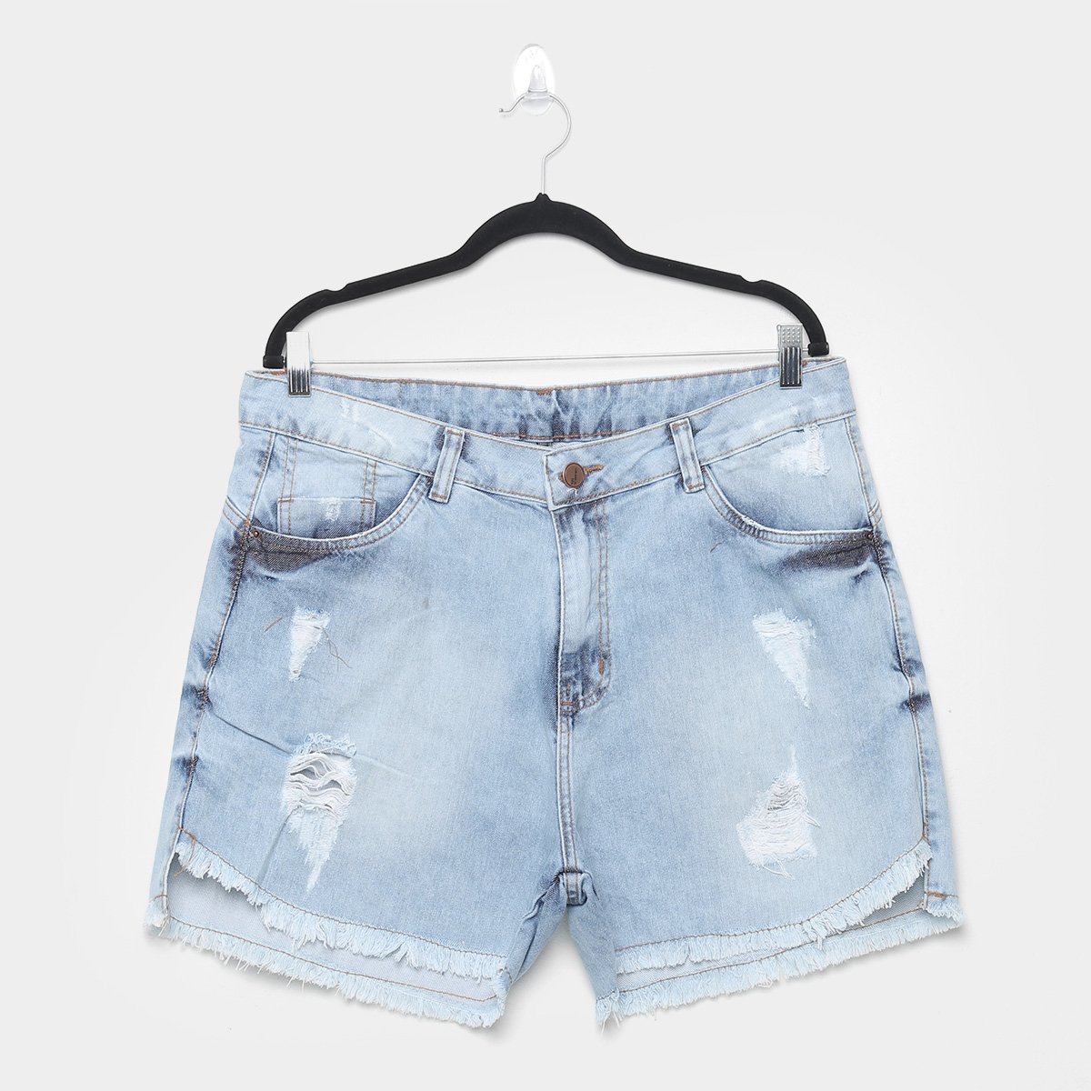 shorts jeans destroyed plus size