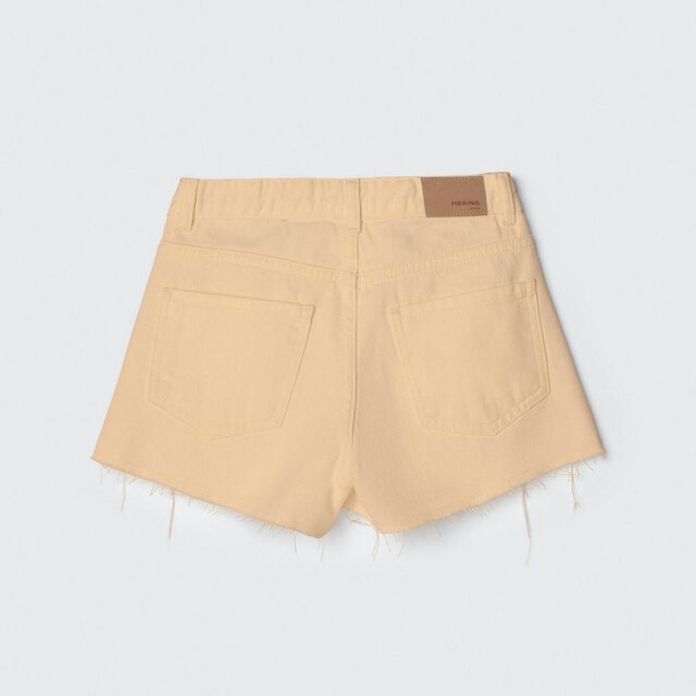 Shorts Jeans Infantil Menina Amarelo Hering
