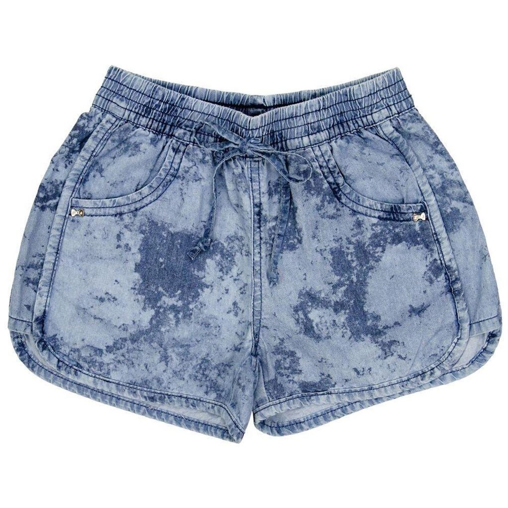 Shorts Juvenil Look Jeans Boxer Tie-Dye Jeans - UNICA - 10
