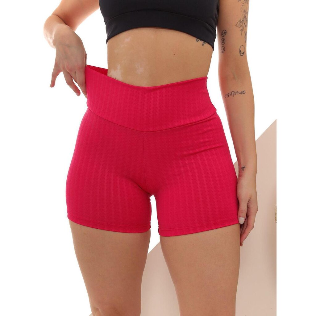 Shorts Legging Feminino Cirre 3D Academia Fitness
