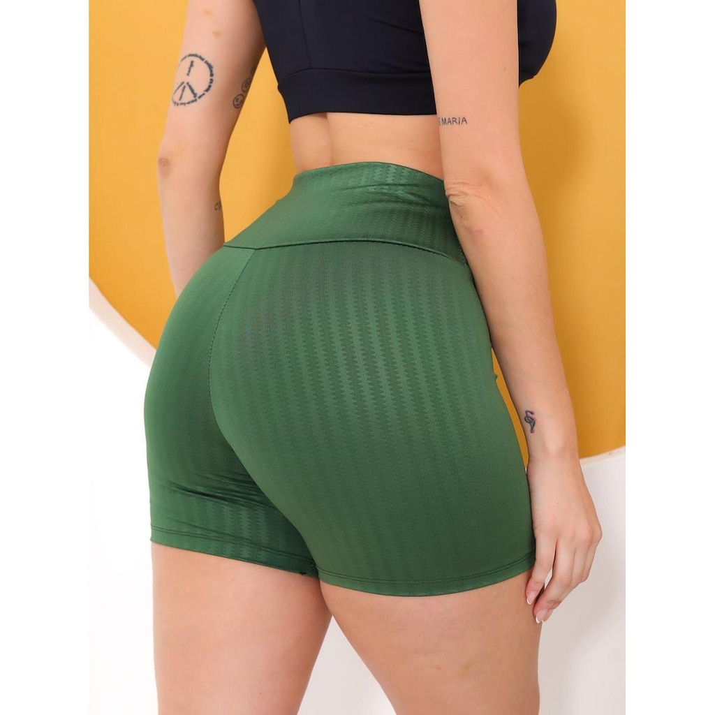 Shorts Legging Feminino Cirre 3D Academia Fitness