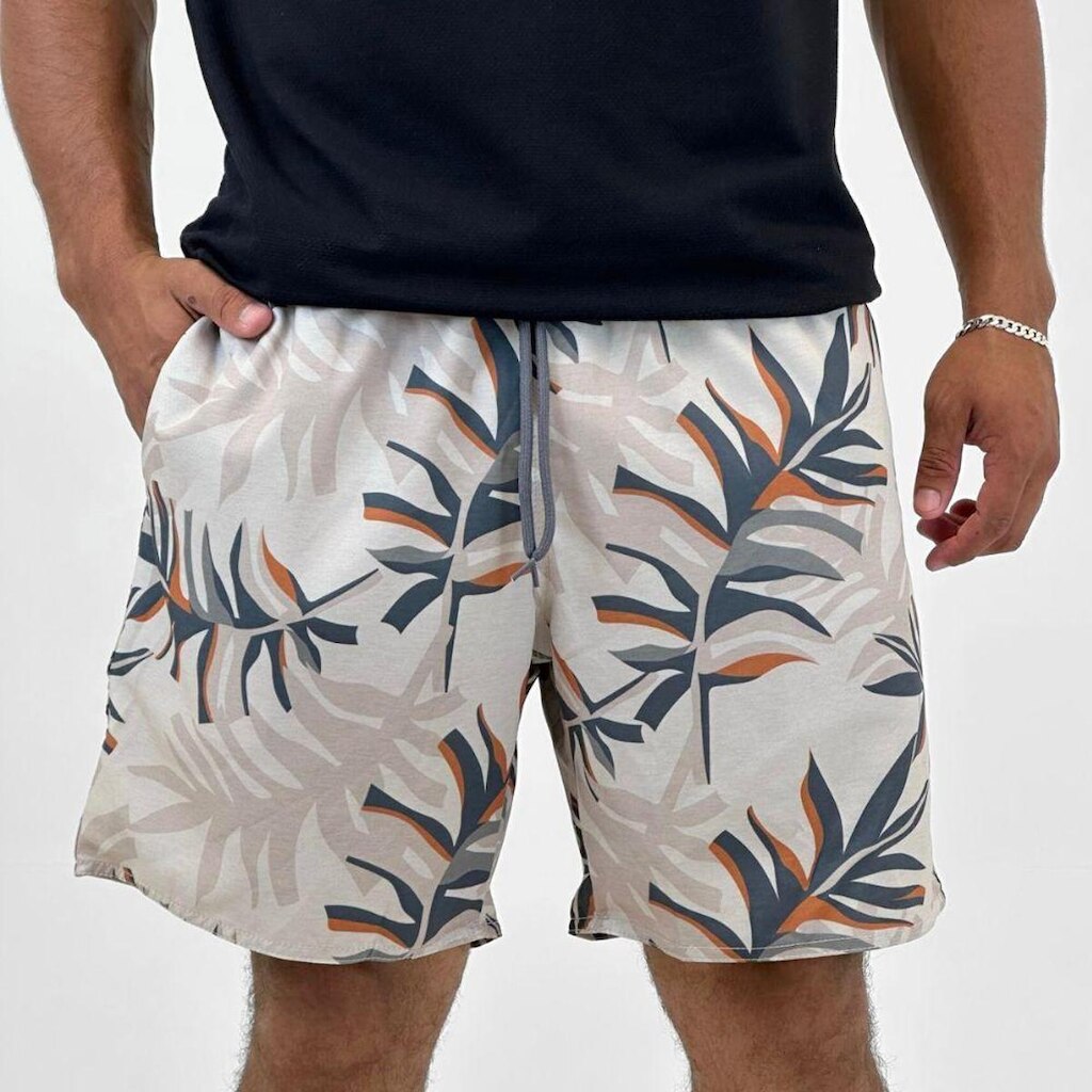 Shorts Lupo Microfibra Estampado Masculino