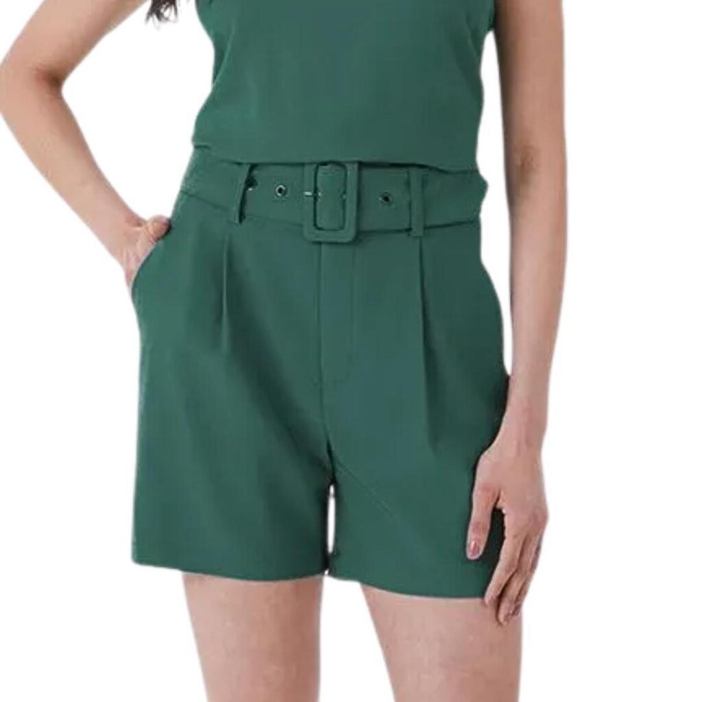 SHORTS MALWEE ALFAIATARIA COM CINTO FEMININO
