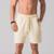 SHORTS MOLETOM BOSSA ROCK E SODA - Amarelo
