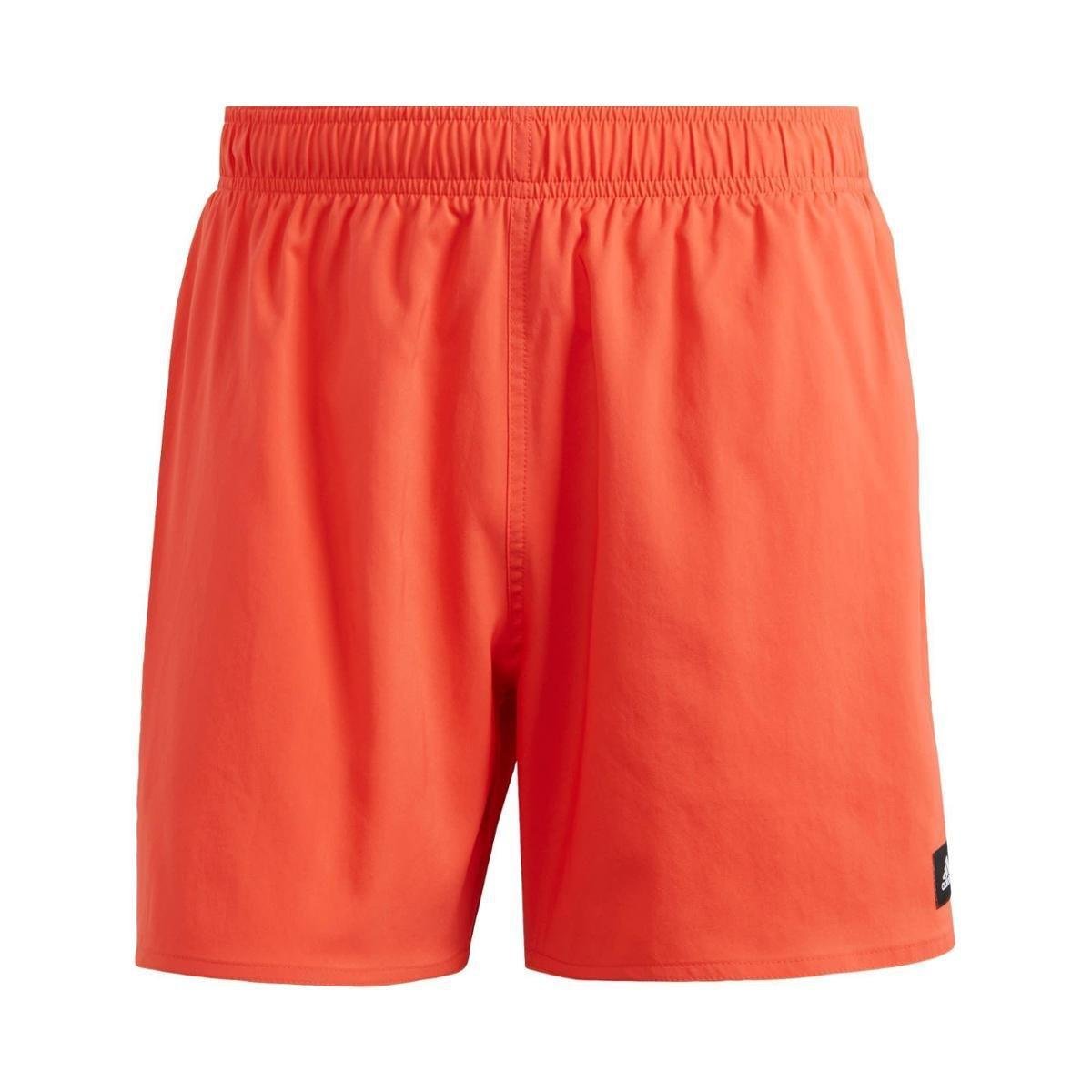 Shorts Natação Curto Solid CLX Adidas - Vermelho Menor preço em Shorts Natação Curto Solid CLX Adidas - Vermelho