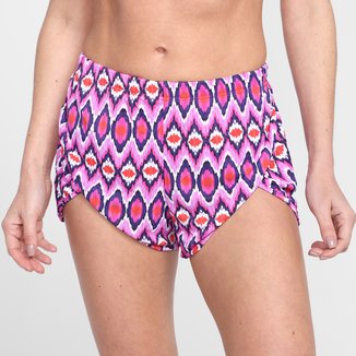 Shorts Praia Água Doce Estampada Feminino