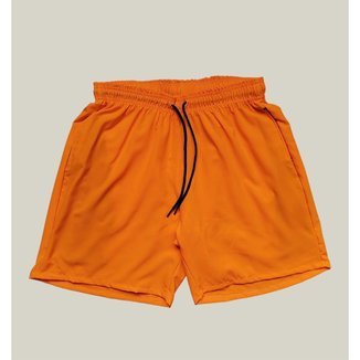 Shorts Praia Masculino Elastano Premium WSS Basic Laranja