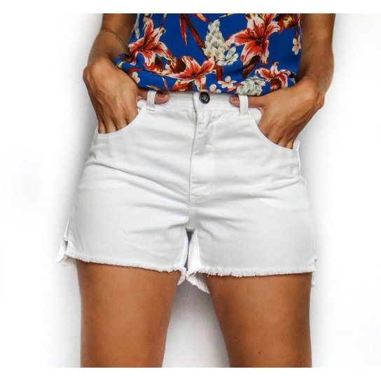 Shorts Sarja - Verona- Santé Denim Feminino - Branco