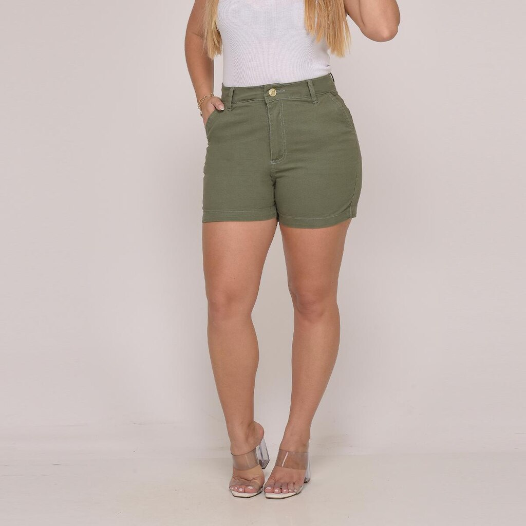 Shorts Serja Feminino Elastano Conforto 7933