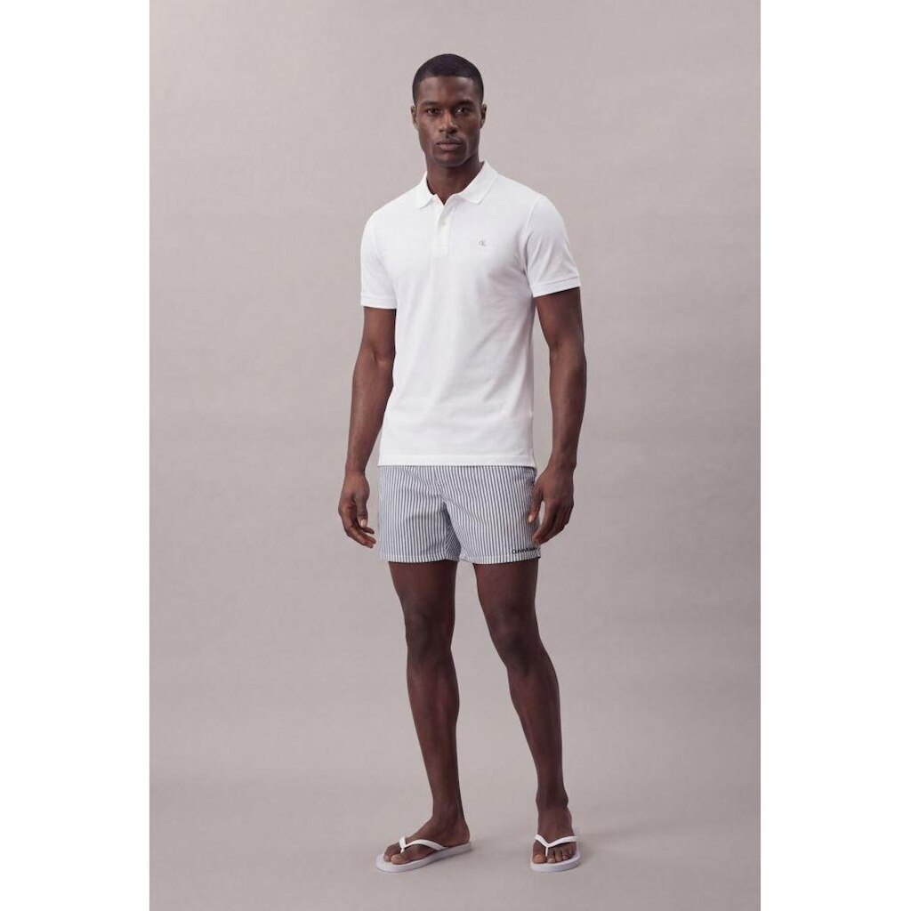 Shorts Swim Masc Rustic Stripes - Marinho