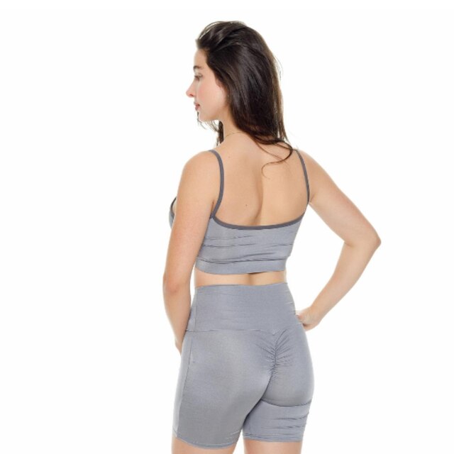 Shorts United Empina Bumbum Shine Feminino