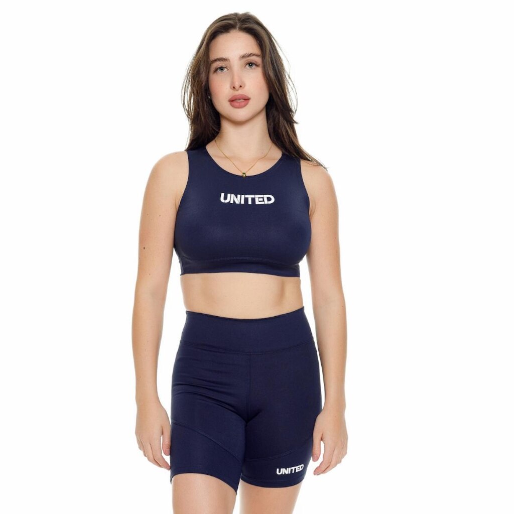 Shorts United Fitness Cintura Alta Feminino