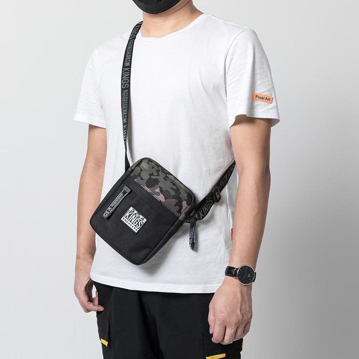 Shoulder Bag Kings Sneakers Bolsa Transvesal Masculina Zattini