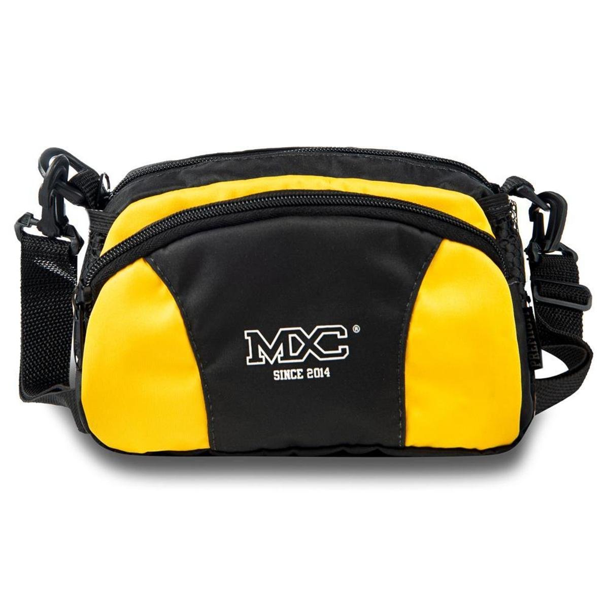Shoulder Bag MXC BRASIL Mini Bolsa Lateral Ombro Necessaire Transversal - Preto+Amarelo Menor preço em Shoulder Bag MXC BRASIL Mini Bolsa Lateral Ombro Necessaire Transversal - Preto+Amarelo