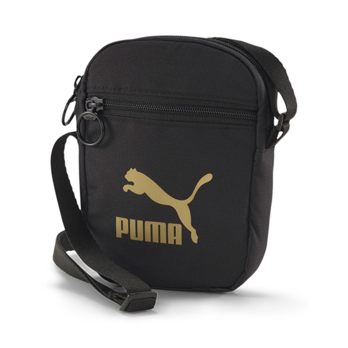 Shoulder Bag Puma Originals Portable Woven - Preto+Dourado é ruim? Shoulder Bag Puma Originals Portable Woven - Preto+Dourado é boa?