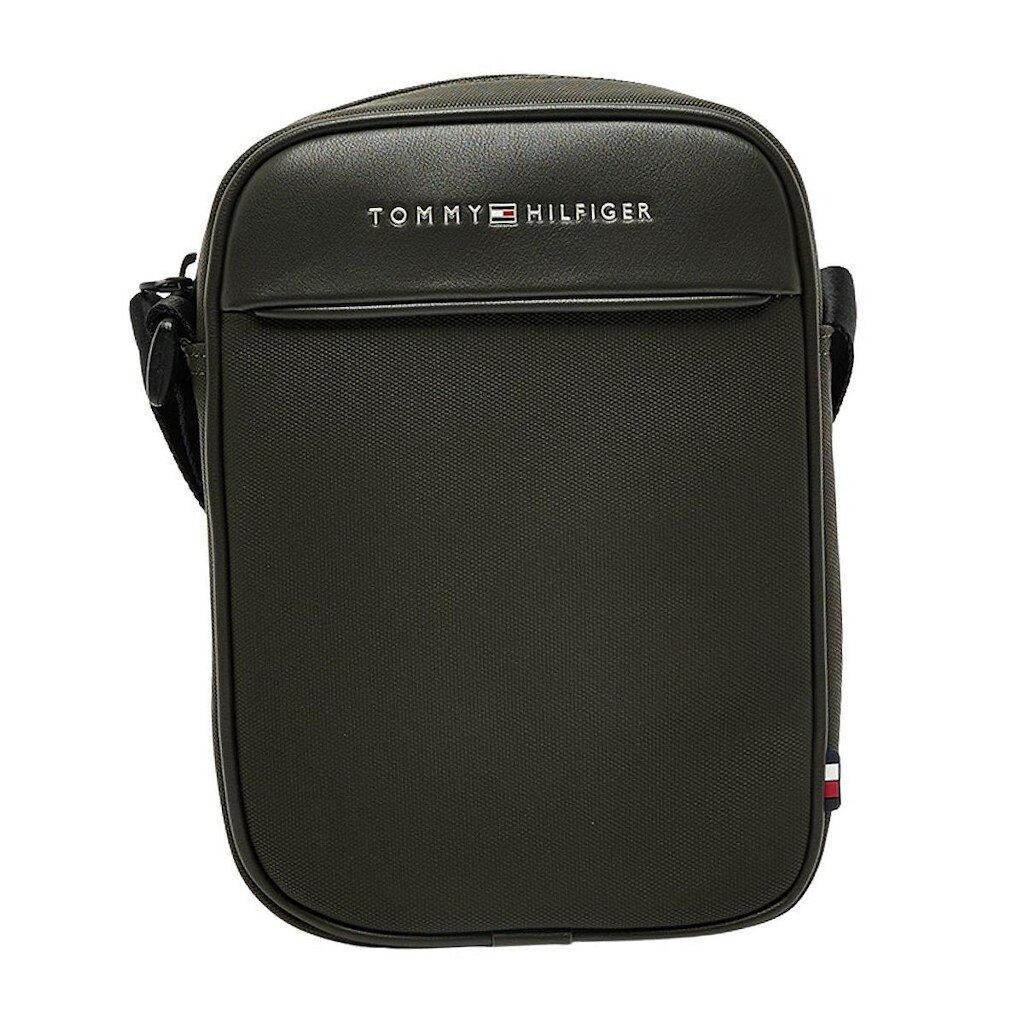 Shoulder Bag Tommy Hilfiger Foundation Mini Reporter Preto
