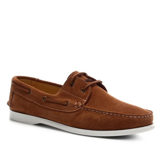 Sider Shoestock Camurça Masculino - Caramelo