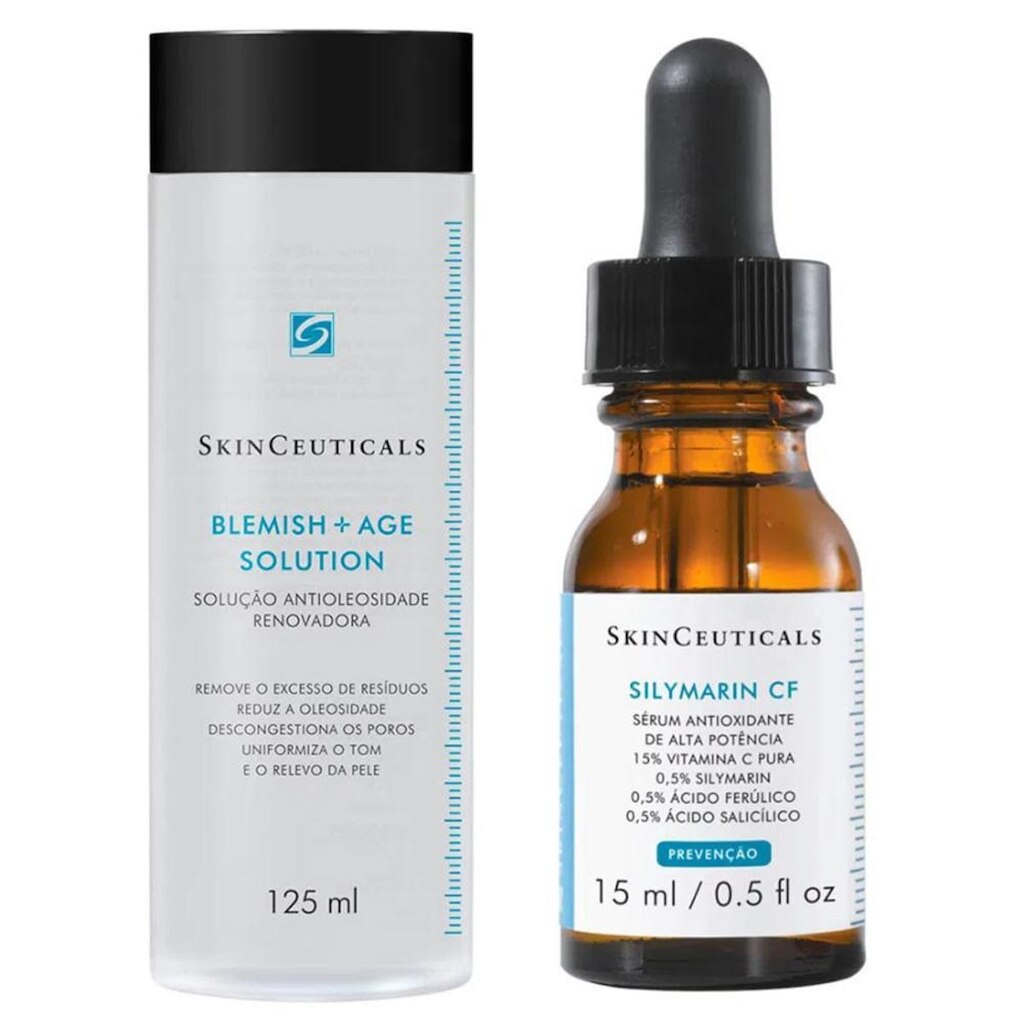 Skinceuticals Kit – Tônico Facial + Sérum Antioxidante e Antioleosidade Kit