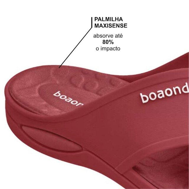Slide Chinelo Feminino Boa Onda Harmony Conforto Calcanhar