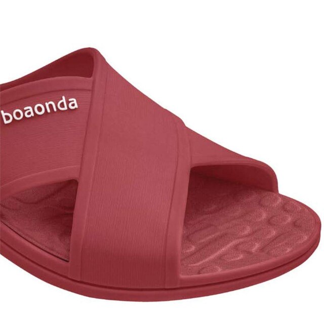 Slide Chinelo Feminino Boa Onda Harmony Conforto Calcanhar