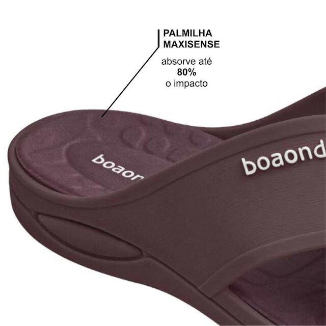 Slide Chinelo Feminino Boa Onda Harmony Conforto Calcanhar