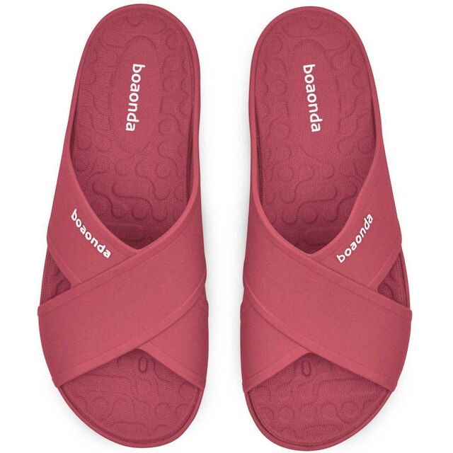 Slide Chinelo Feminino Boa Onda Harmony Conforto Calcanhar