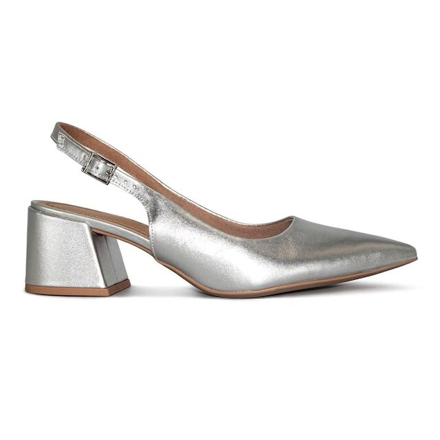 Slingback Usaflex Feminino Bico Fino Casual AK0202
