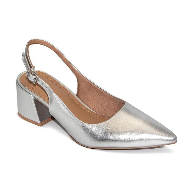 Slingback Usaflex Feminino Bico Fino Casual AK0202