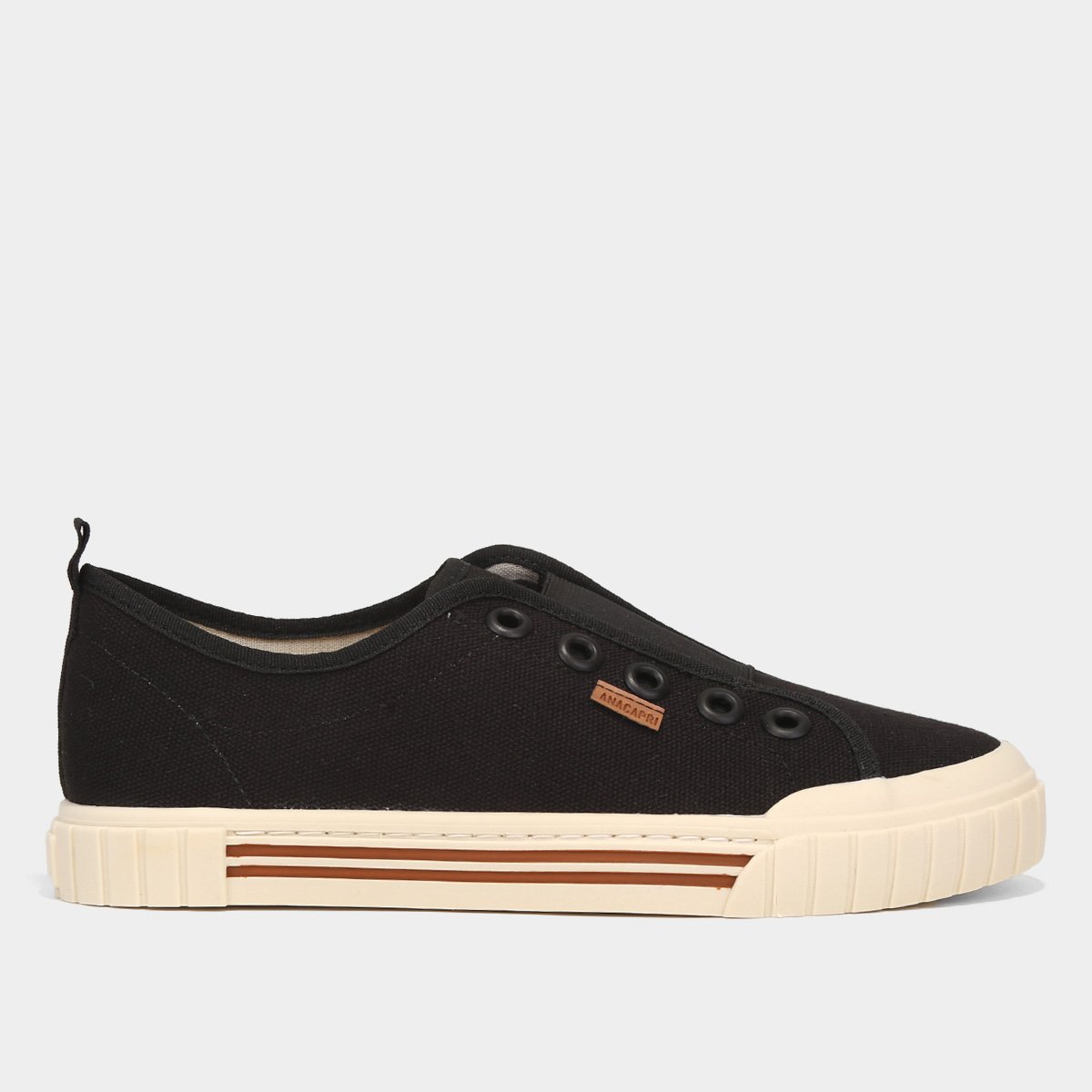Slip On Anacapri Alé Ilhós Feminino Menor preço em Slip On Anacapri Alé Ilhós Feminino
