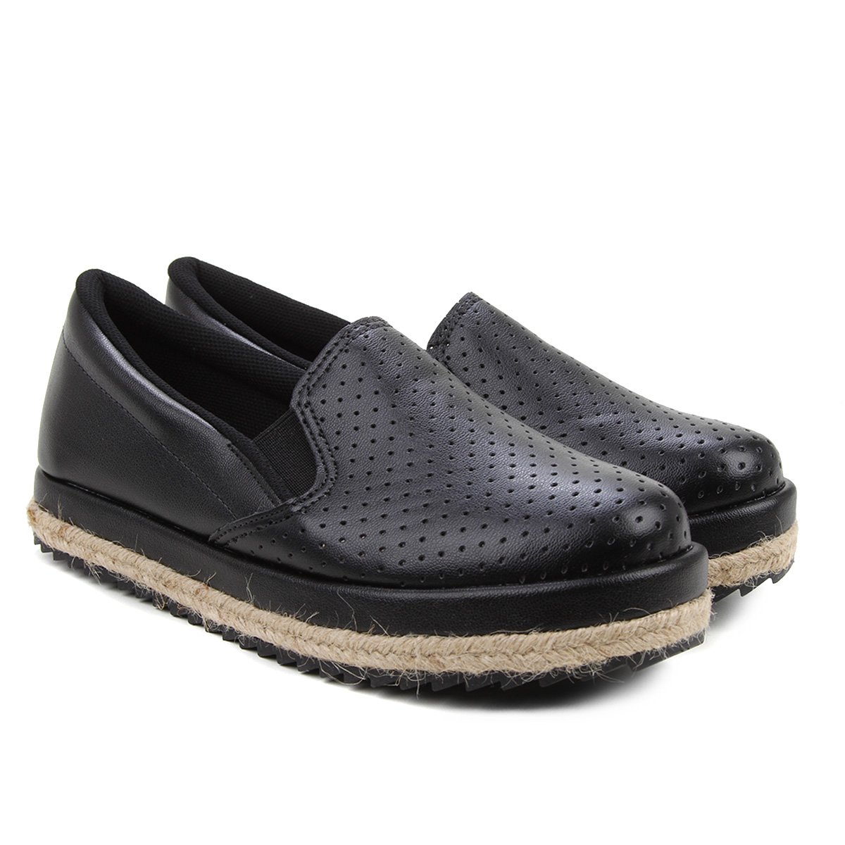 Slip On Beira Rio Perfuros Corda Feminino - Preto é ruim? Slip On Beira Rio Perfuros Corda Feminino - Preto é boa?