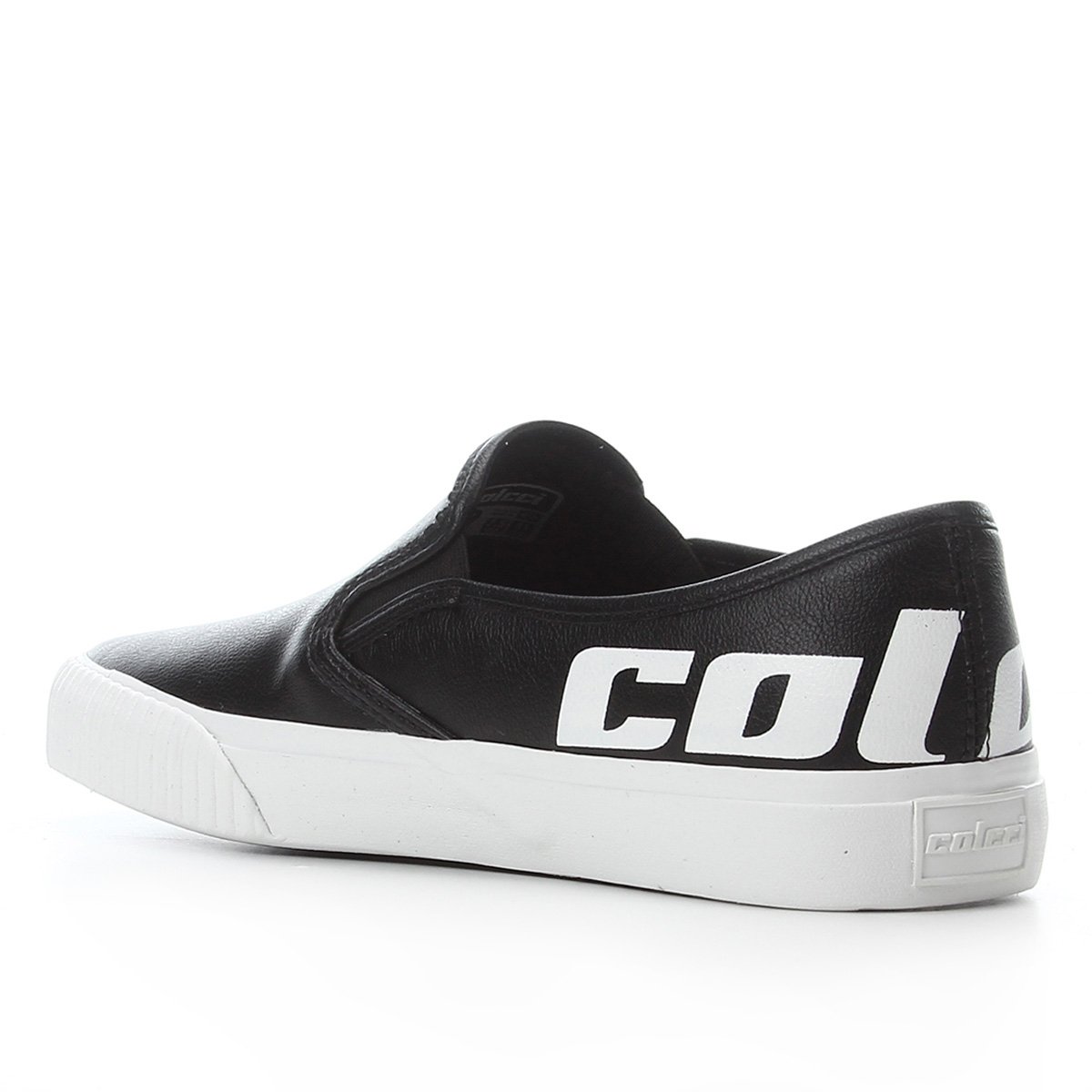 slip on colcci pesponto preto